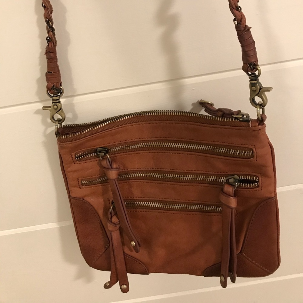 Leather crossbody